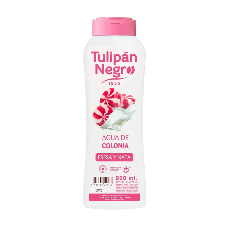 Agua de Colonia Fresa y Nata 800ml - Tulipan Negro