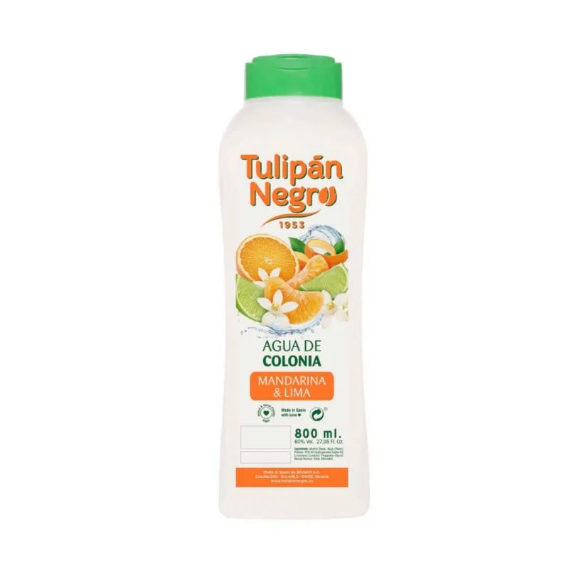 Agua de Colonia Mandarina y Lima 800ml - Tulipan Negro