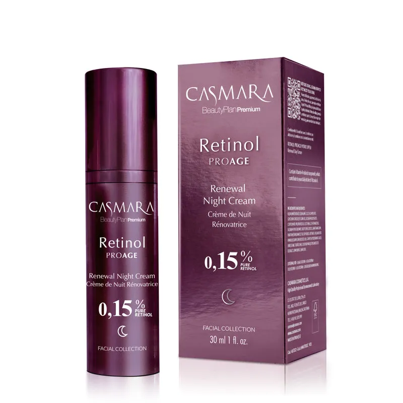 Retinol PROAGE Renewal Night Cream 0,15% - Casmara