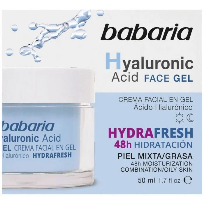 Crema Facial en Gel con Ácido Hialurónico - Babaria