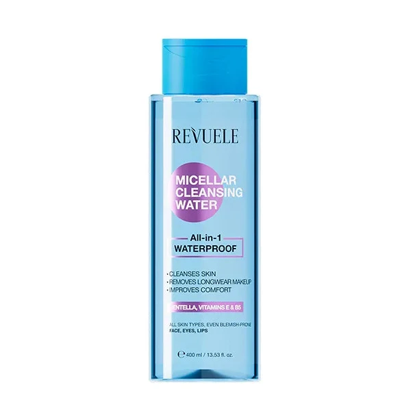 Micellar Cleansing Water Waterproof - Revuele