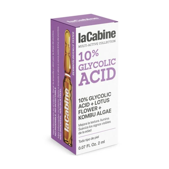 Ampolla Facial ácido Glicólico: 2 ml - La Cabine