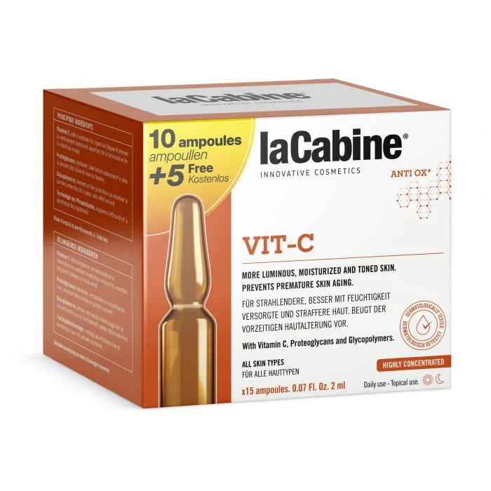 Ampollas Vitamina C: 10 + 5 Unidades - La Cabine
