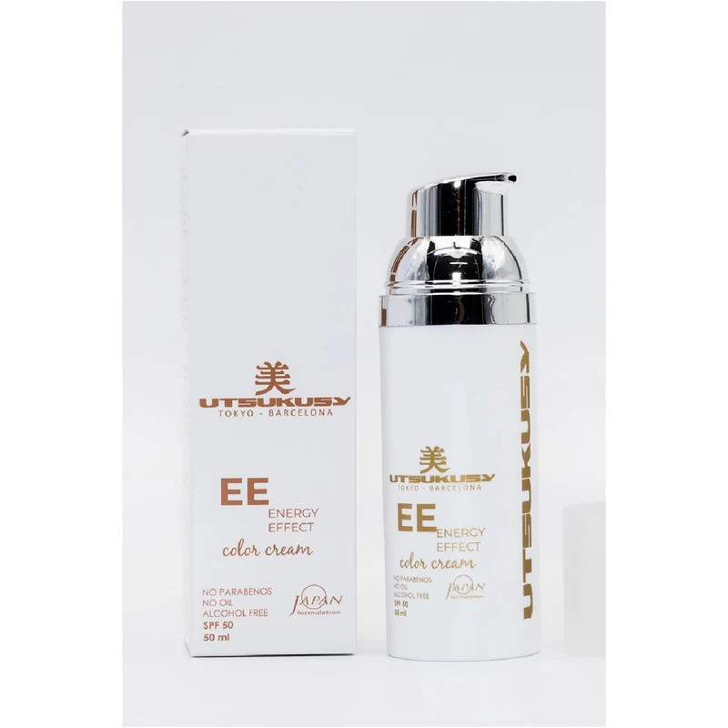 Crema con Color EE Cream SPF50 - Tono medio - 50ml - Utsukusy