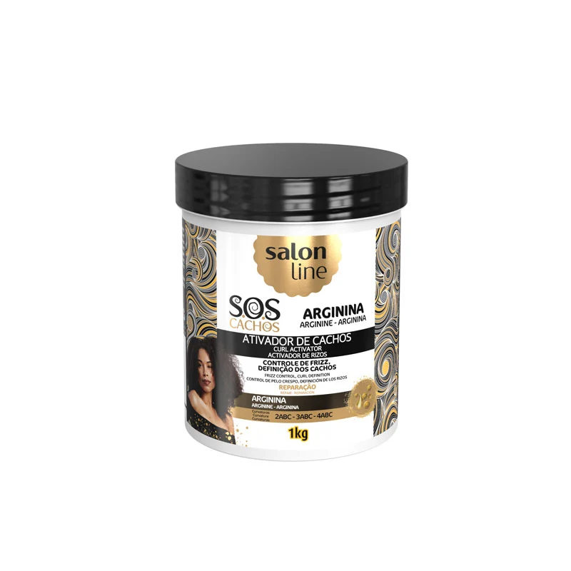 Activador de Rizos SOS Cachos Arginina - 1kg - Salon Line