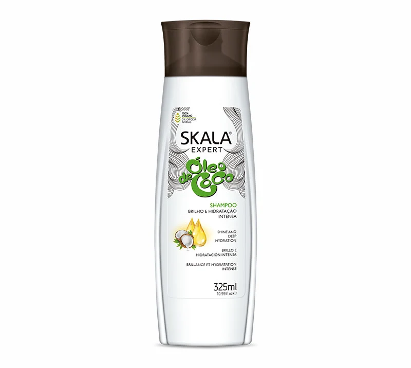 Champú Brillo e Hidratación Intensa - Aceite de Coco 325ml - Skala