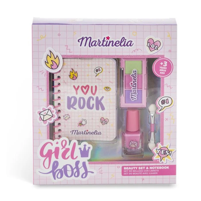 Super Girl Set de Maquillaje y Cuaderno - Martinelia