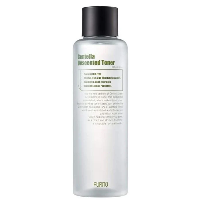 Tónico sin Perfume con Centella - Centella Unscented - Purito