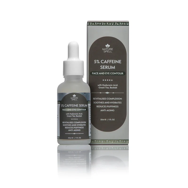 Serum para Rostro y Ojos - 5% Cafeína - Nature Spell