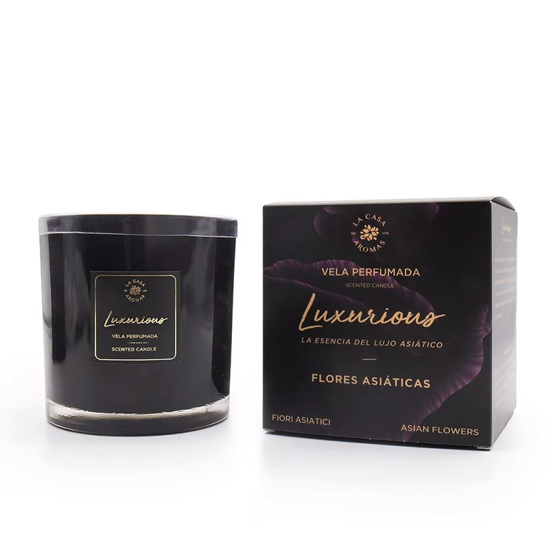 Luxurious Vela Perfumada #flores Asi?ticas 650 gr - La Casa de los Aromas