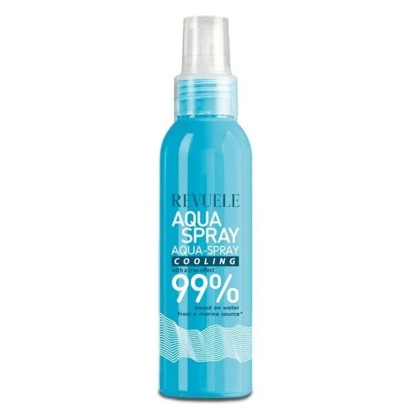 Aqua Spray Refrescante con Efecto Criogénico - Rostro y Cuerpo - Revuele