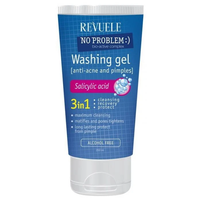 Gel Limpiador con ácido Salicílico No Problem - Revuele
