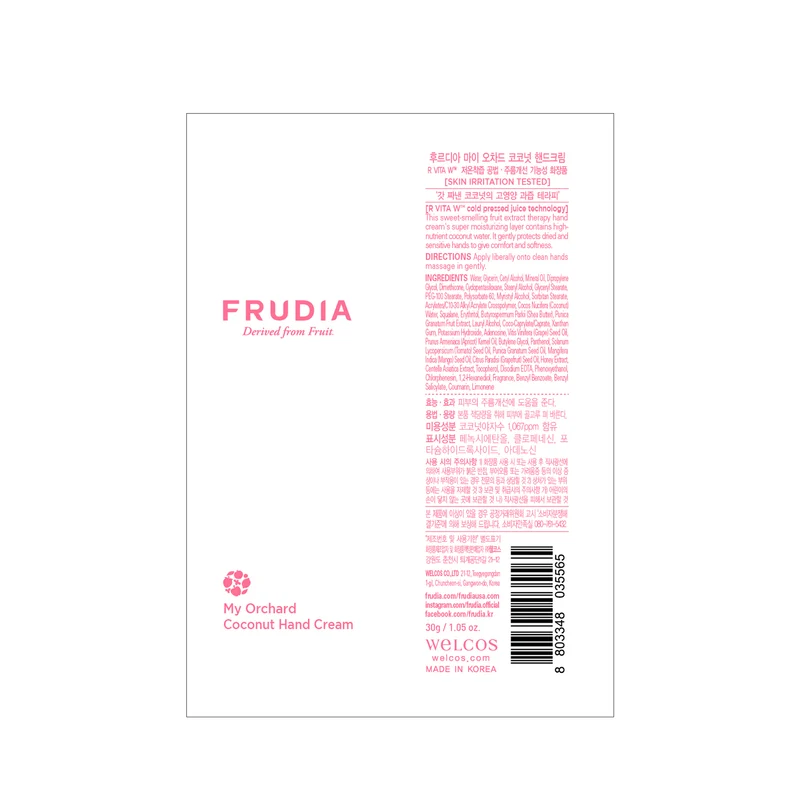 Crema de Manos Cactus - Frudia