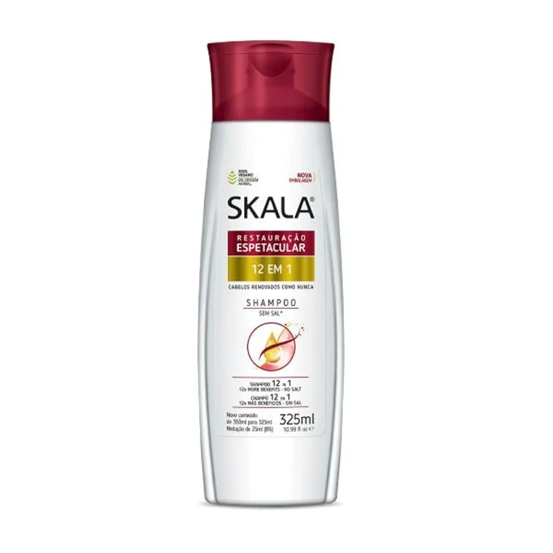 Champú 12 en 1 - Reparaçao Espectacular 325ml - Skala