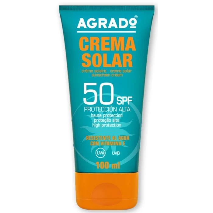 Crema Solar Alta Protección Spf50: Spf 50 100ml - Agrado