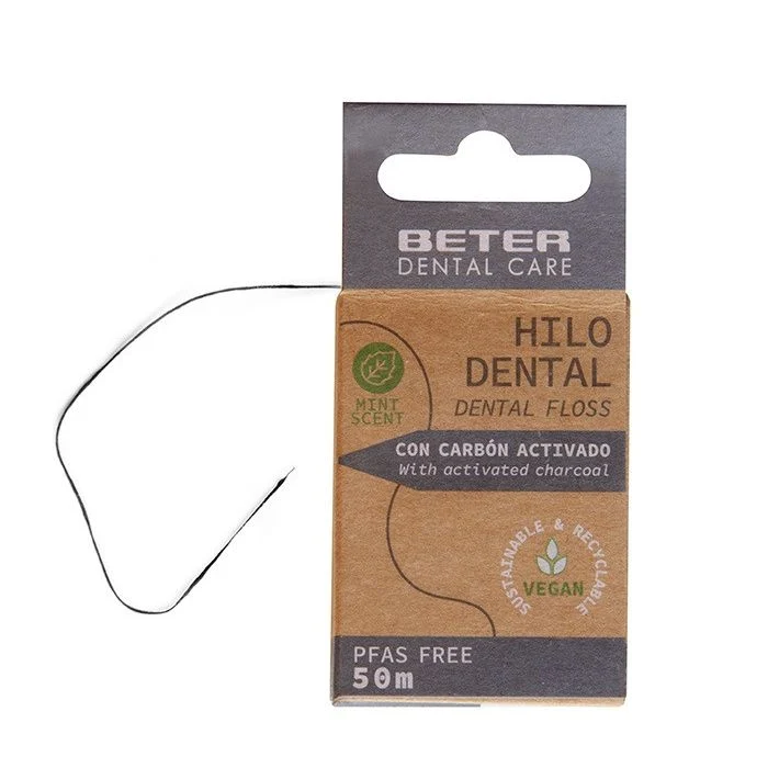 Hilo Dental con Carbón Activado Dental Care - Beter