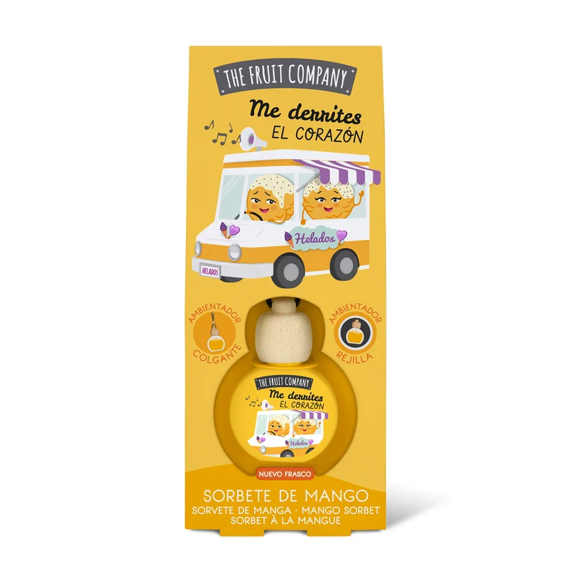 Ambientador Coche 6,5 ml - Sorbete Mango - The Fruit Company