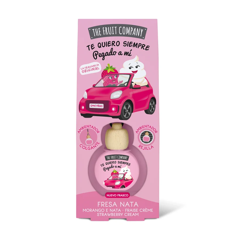 Ambientador Coche - Fresa y Nata - The Fruit Company