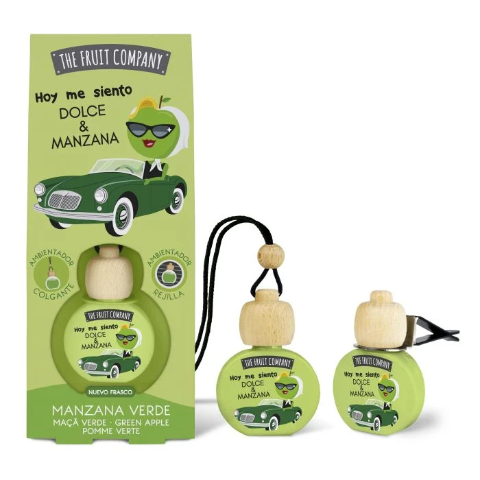 Ambientador para Coche Manzana Verde 6,5ml - The Fruit Company