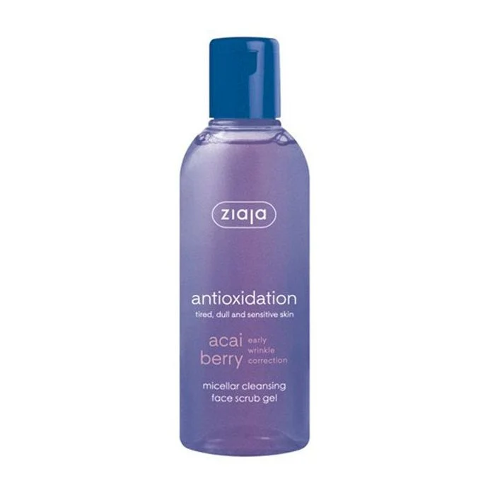 Gel Exfoliante Limpiador Micelar Facial - Acai Berry 200 ml - Ziaja