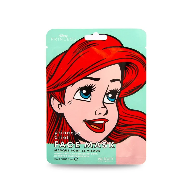 Mascarilla Facial Ariel - Princesas Disney - Mad Beauty