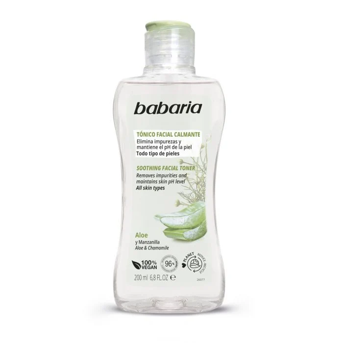 Tónico Facial Calmante Aloe y Manzanilla 200 ml - Babaria