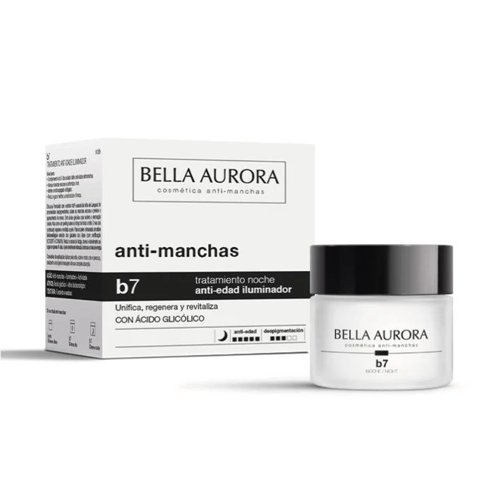 B7 Crema Antimanchas Regenador de Noche: 50 ml - Bella Aurora