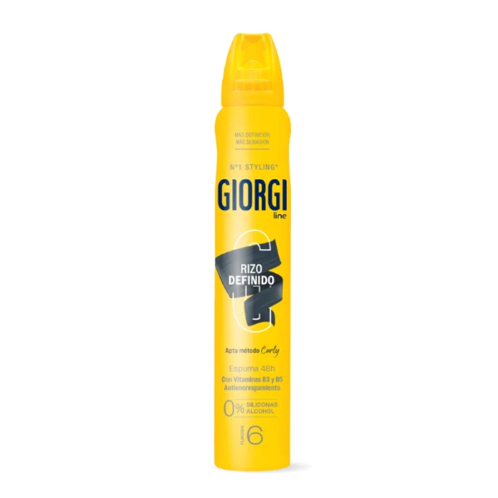 Espuma Rizo Control Total: 250 ml - Giorgi