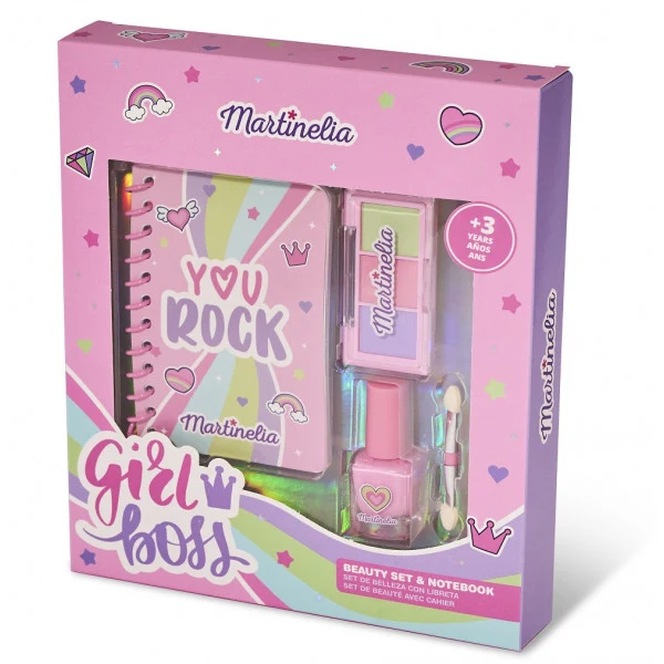 Set Supergirl Notebook & Beauty : Set 3 Productos - Martinelia