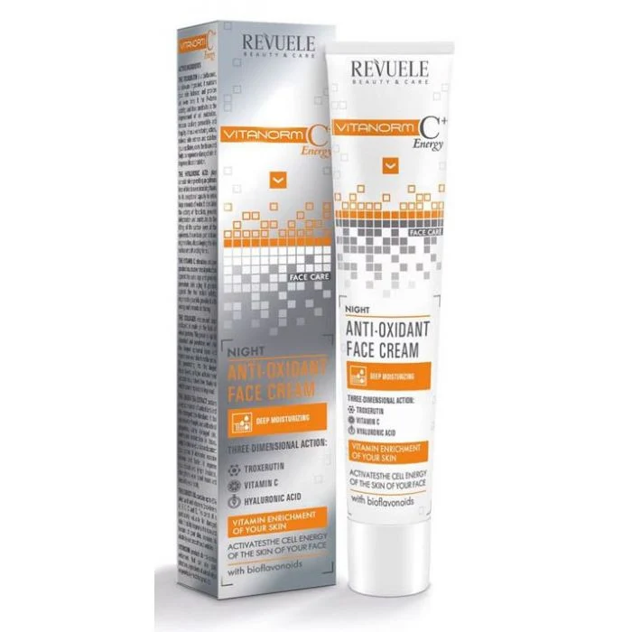 Crema Antioxidante de Noche Vitanorm C+ - Revuele