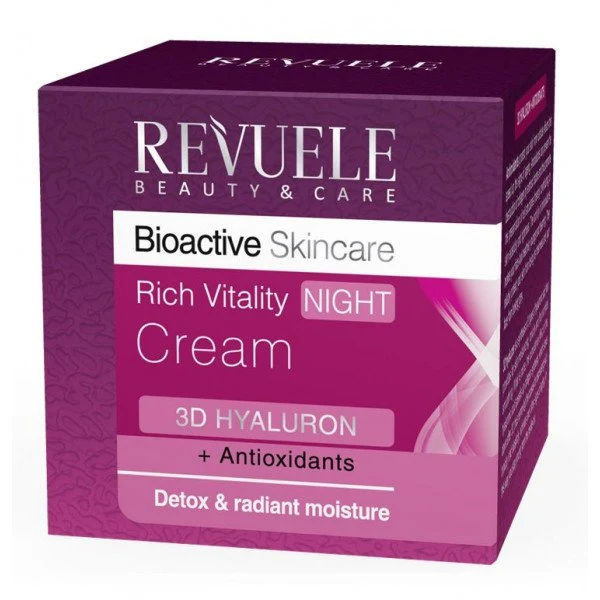 Crema de Noche Hidratante Rich Vitality - Revuele