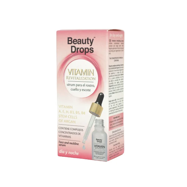 Sérum para el Rostro, Cuello y Escote - Vitamin Revitalization - Beauty Drops