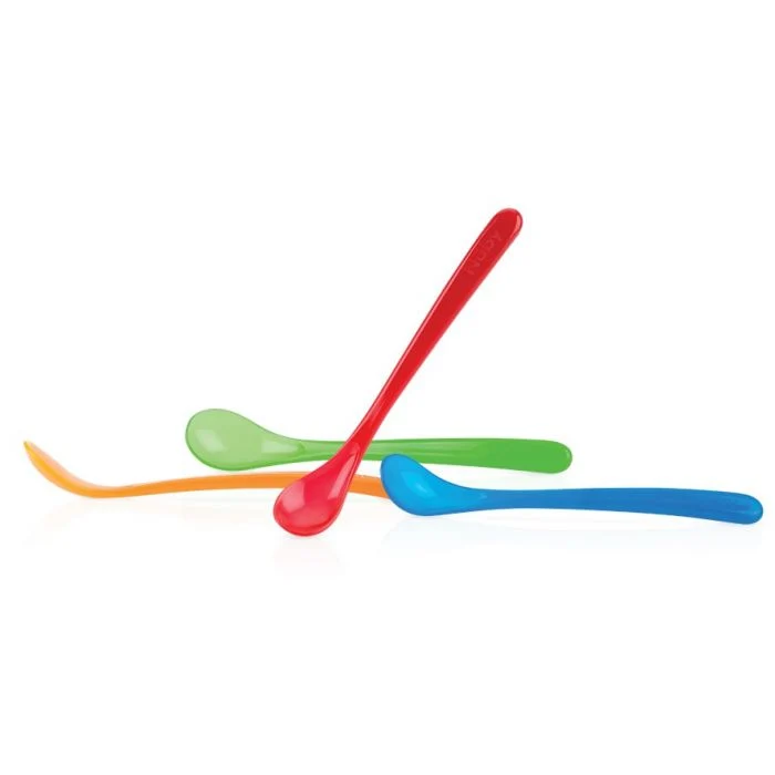 Cuchara de Mango Largo - 4uds - 6m+ - Nuby