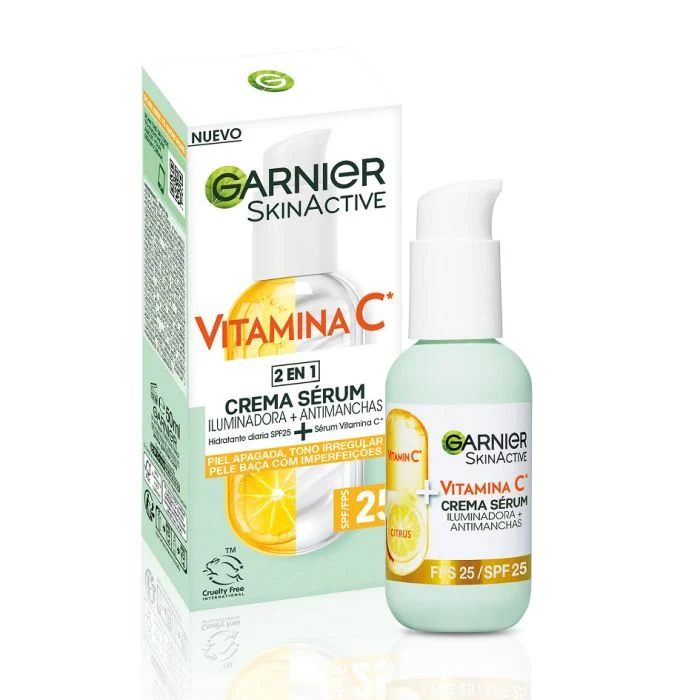Skin Active Vitamina C Crema Serum Iluminador Antimanchas - Garnier