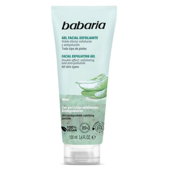 Gel Facial Exfoliante Aloe - Babaria
