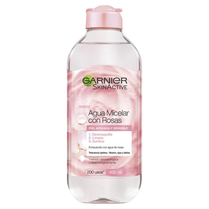 Agua Micelar con Rosas Limpia & Ilumina - Garnier