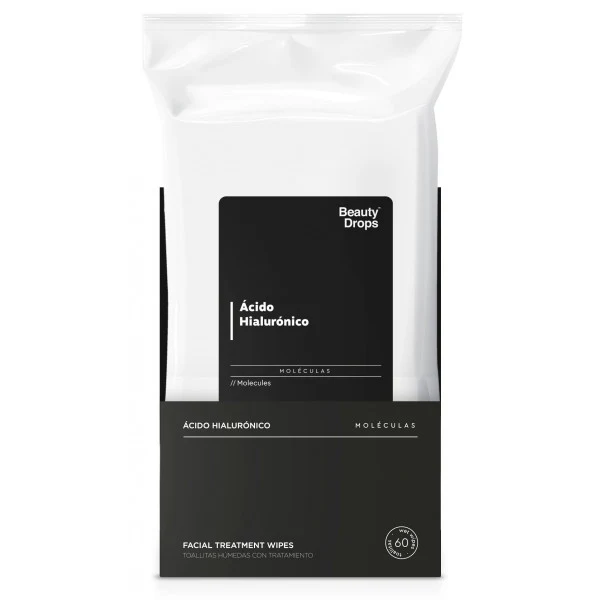Toallitas Desmaquillantes con Tratamiento ácido Hialurónico - Beauty Drops