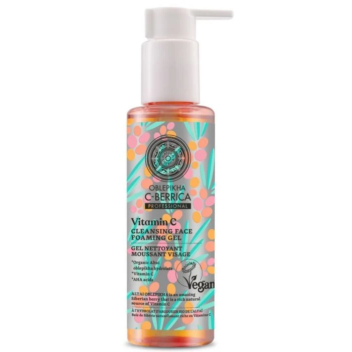 C-berrica Vitamin C Gel Limpiador Facial Espumoso - Natura Siberica