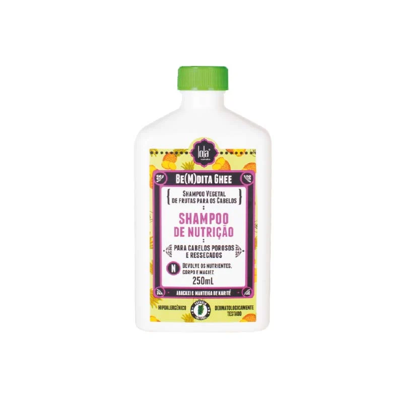 Champú Nutritivo Be(m)dita Ghee - Abacaxi E Manteiga de Bacuri 250ml - Lola Cosmetics
