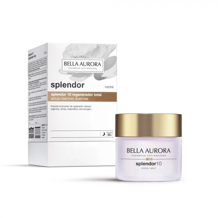 Crema de Noche Tratamiento Antiedad Splendor 10 - 50ml - Bella Aurora