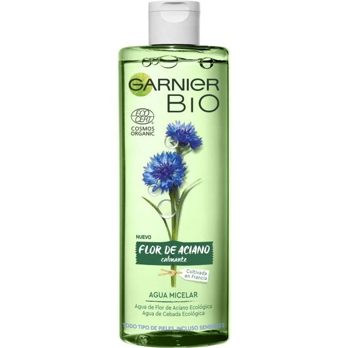Agua Micelar con Flor de Aciano y Cebada Ecológica 400 ml - Bio - Garnier