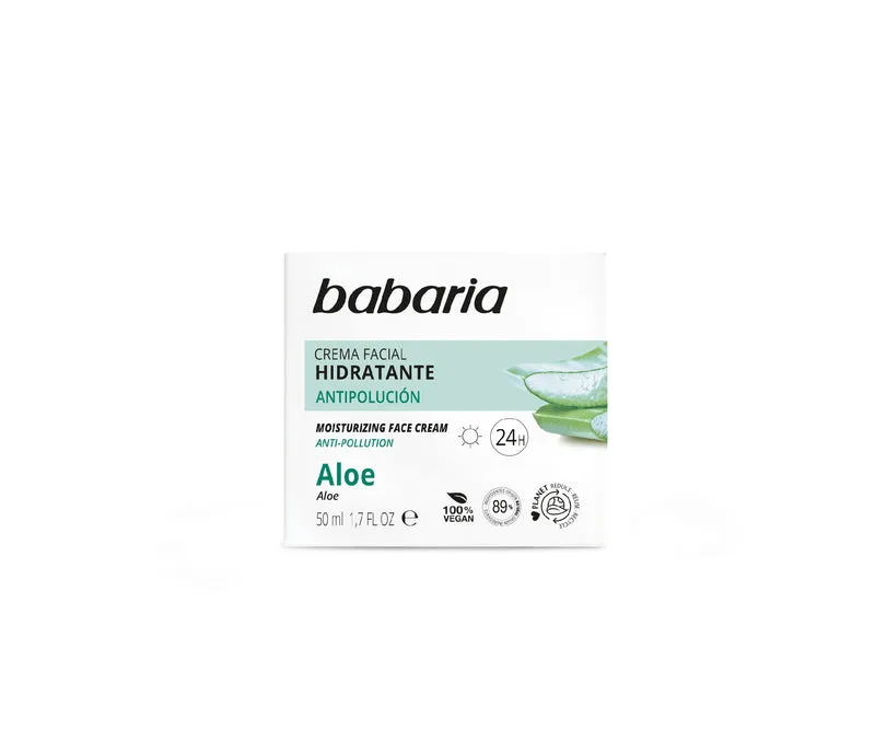 Crema Rostro Hidratante - 24h Aloe Vera 50 ml - Babaria