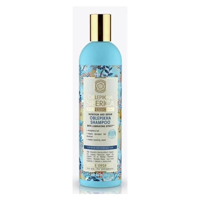 Champú para Cabello Débil y Dañado 400 Ml- Oblepikha - Natura Siberica