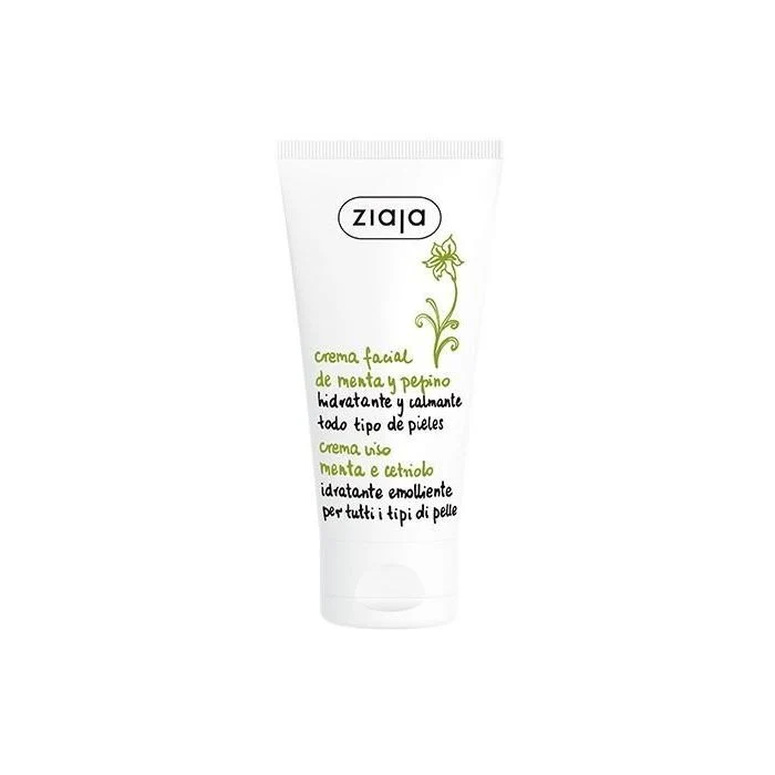 Crema Facial Hidratante Piel Mixta/grasa 50 ml - Pepino y Menta - Ziaja