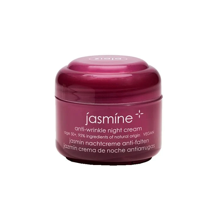 Crema Facial de Noche Antiarrugas - Jazmín 50 ml - Ziaja