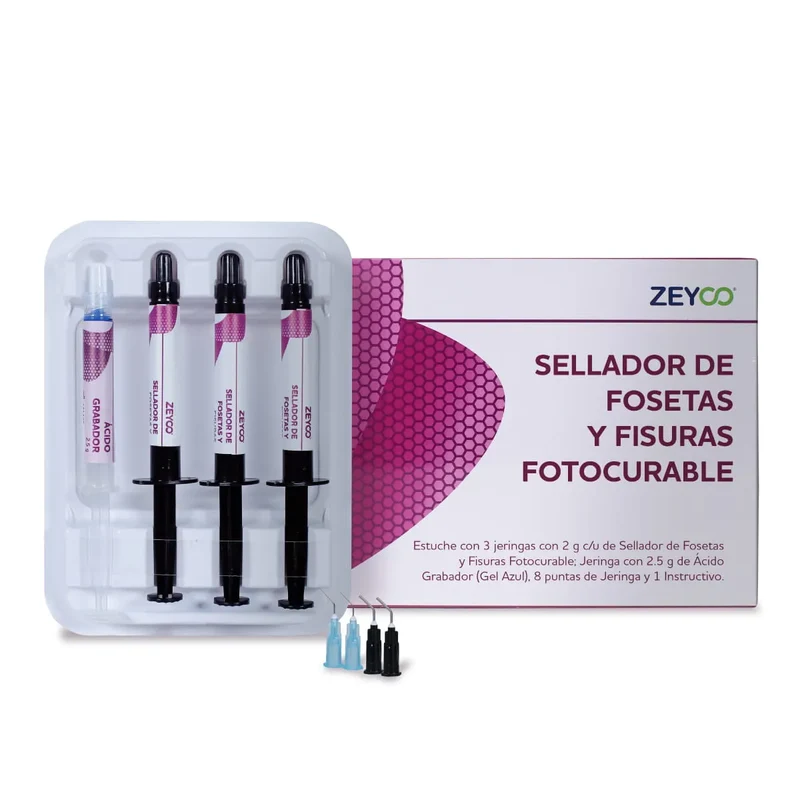 Sellador De Fosetas Y Fisuras Fotocurable 3 jer zeyco