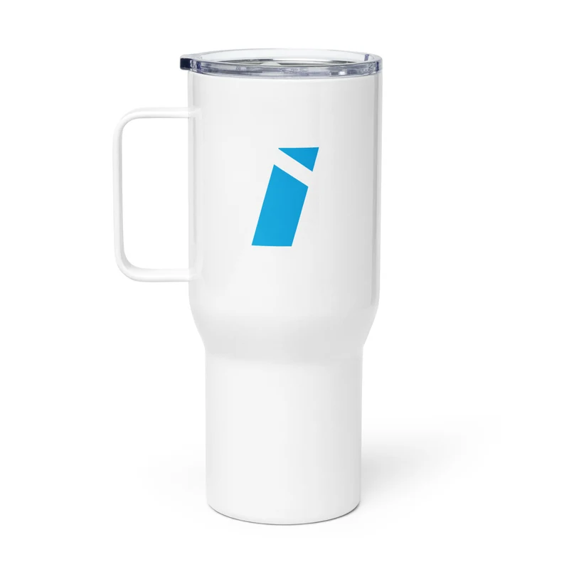 IDEAL Electrical Travel Mug (25 oz.) with Blue Brand Mark