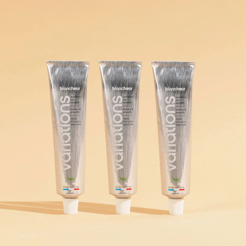 Trio dentifrices naturels + clé