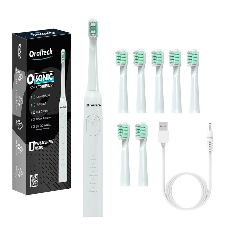 OSONIC Cepillo de Dientes Eléctrico Sónico. (Blanco)
