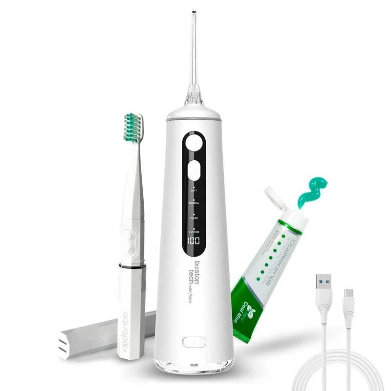 SmartPack: Aquapik Ultra Care Travel + Cepillo Sonic + Pasta Opalescence